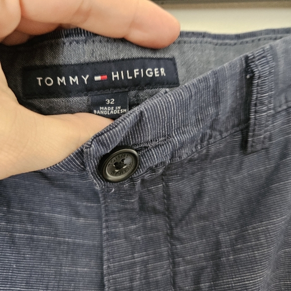 Tommy Hilfiger Shorts Blue Casual Neutral Summer Spring Comfy Classic - Picture 8 of 10